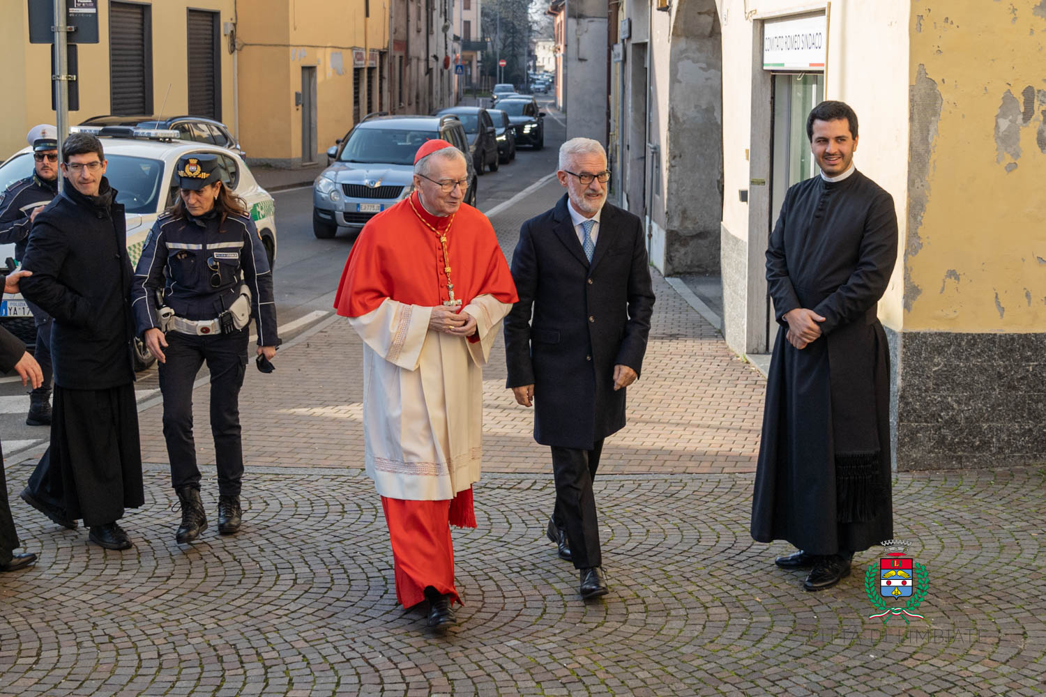 Cardinale Parolin in visita a Limbiate in occasione del V Anniversario della scomparsa dell'Ambasciatore Attanasio