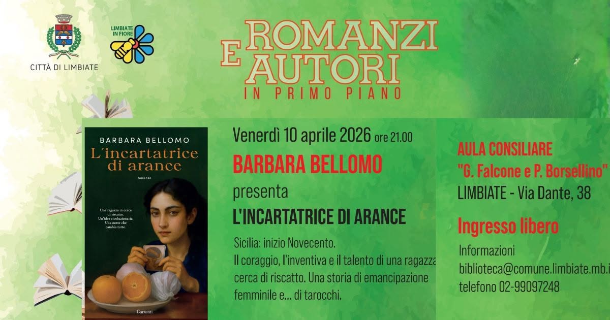 Incontro con l'autrice Barbara Bellomo in Villa Mella: presenta 